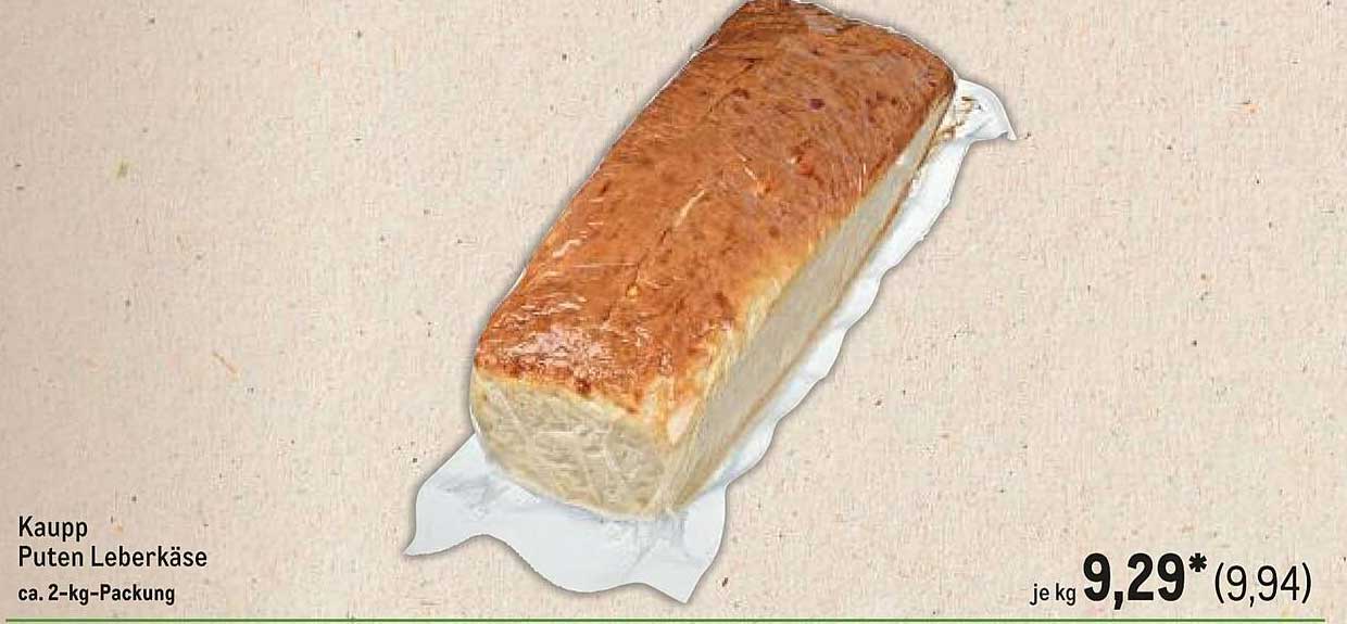 Kaupp Puten Leberkäse - ca. 2-kg-Packung