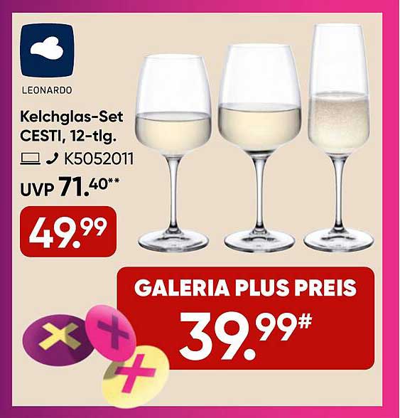 Kelchglas-Set CESTI, 12-tlg.