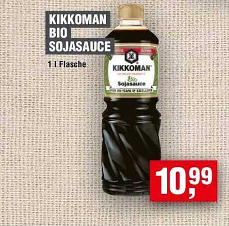 Kikkoman Bio Sojasauce 1 l Flasche