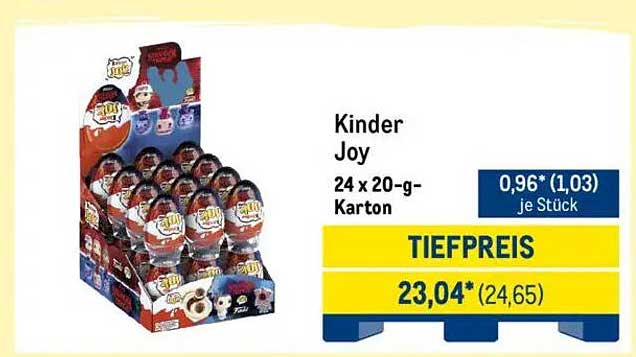 Kinder Joy 24 x 20-g-Karton