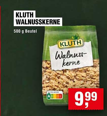 KLUTH Walnüsse - 500 g Beutel