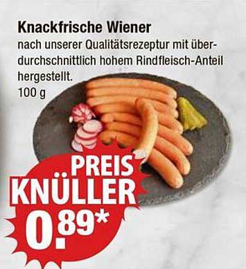 Knackfrische Wiener
