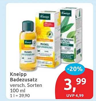 Kneipp Badezusatz - verschiedene Sorten 100 ml