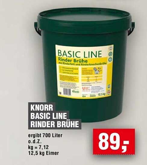 KNORR BASIC LINE RINDER BRÜHE
