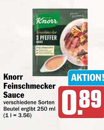 Knorr Feinschmecker Sauce - 0,89 €