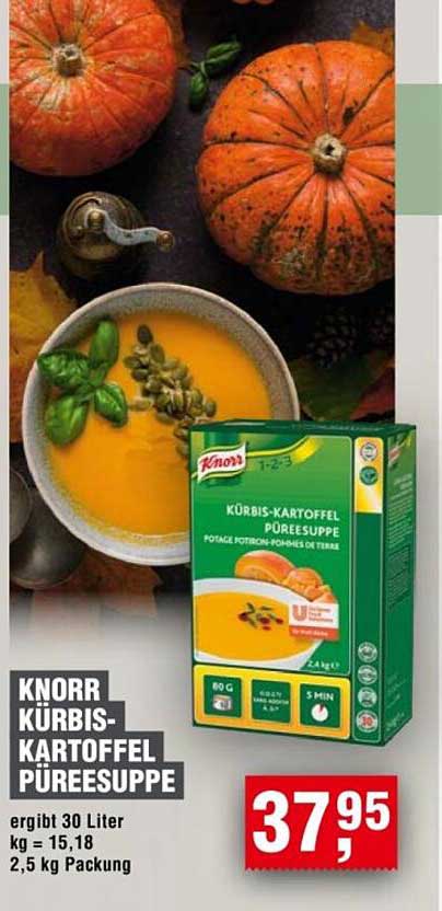 KNORR Kürbis-Kartoffel Püreesuppe