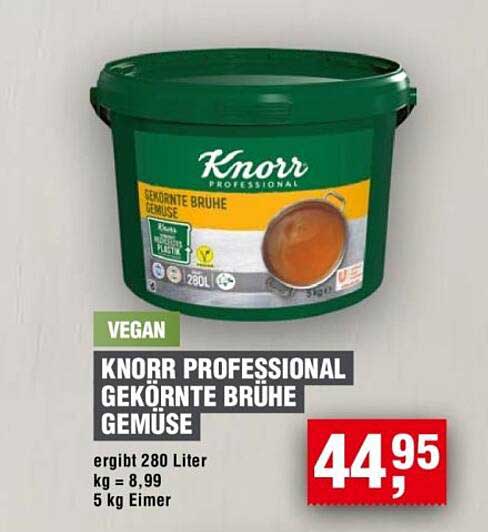 KNORR PROFESSIONAL Gekörnte Brühe Gemüse