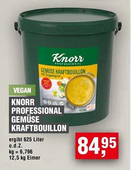 Knorr Professional Gemüse Kraftbouillon 12,5 kg Eimer