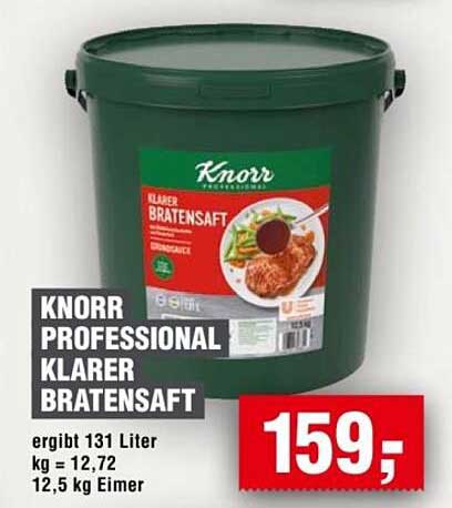 Knorr Professional klarer Bratensaft 12,5 kg Eimer