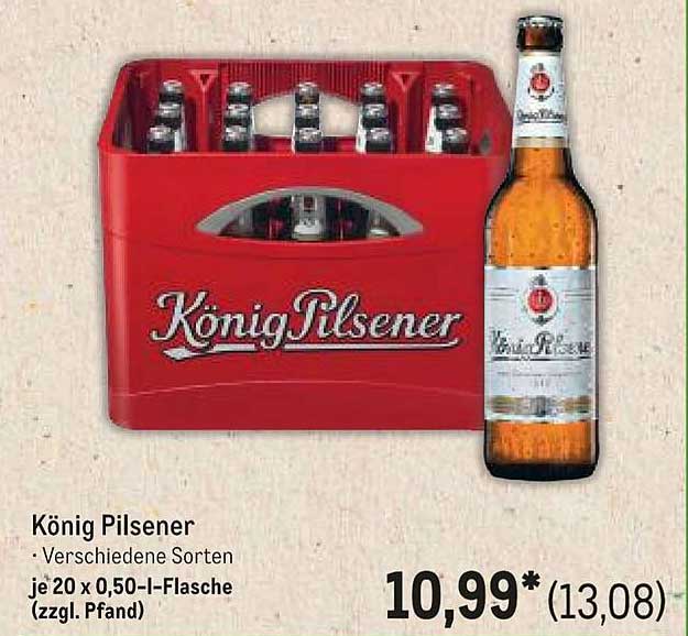 König Pilsener - Verschiedene Sorten