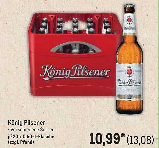König Pilsener - Verschiedene Sorten