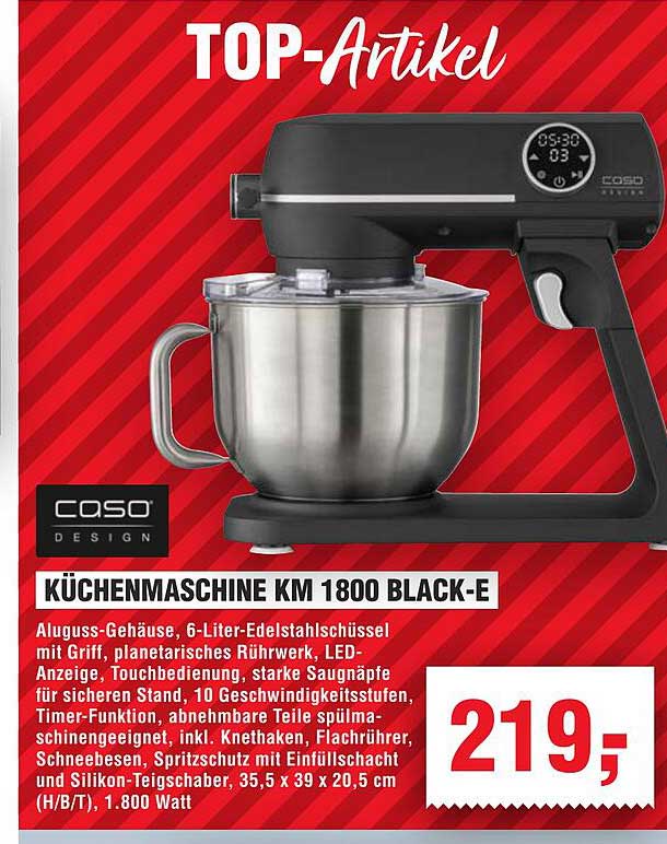 Küchenmaschine KM 1800 Black-E