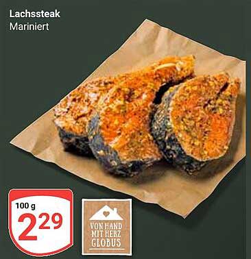 Lachssteak mariniert