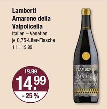 Lamberti Amarone della Valpolicella – 0,75-Liter-Flasche