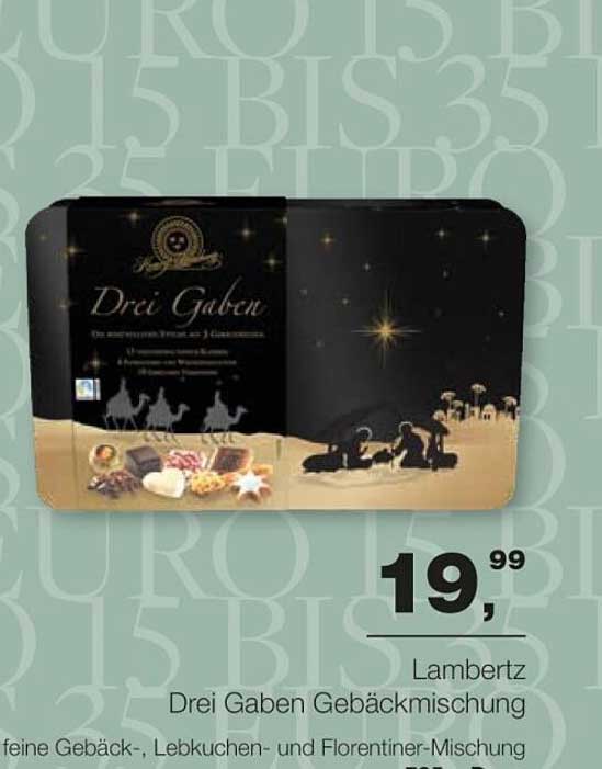 Lambertz Drei Gaben Gebäckmischung