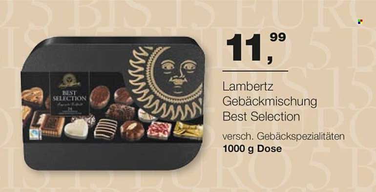Lambertz Gebäckmischung Best Selection 1000 g Dose