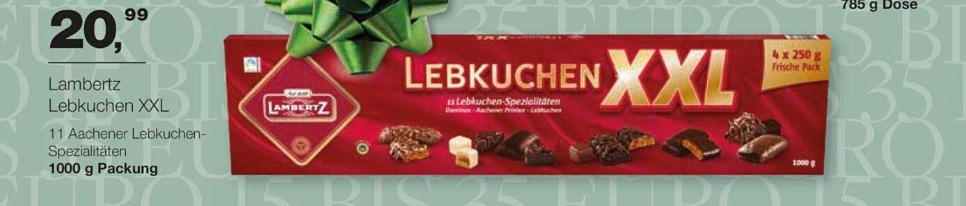 Lambertz Lebkuchen XXL 1000 g Packung