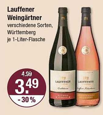 Lauffener Weingärtner - verschiedene Sorten, Württemberg je 1-Liter-Flasche