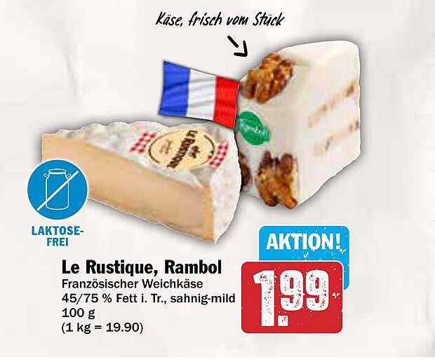 Le Rustique, Rambol - Französischer Weichkäse