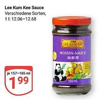 Lee Kum Kee Hoisin-Sauce, verschiedene Sorten, 165 ml