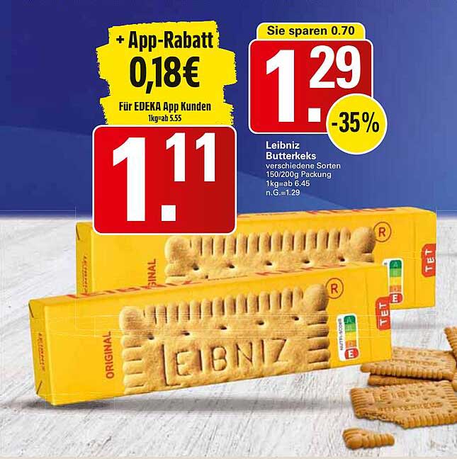 Leibniz Butterkekse 150/200g