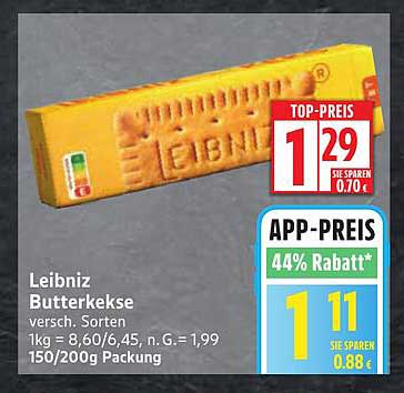 Leibniz Butterkekse - verschiedene Sorten