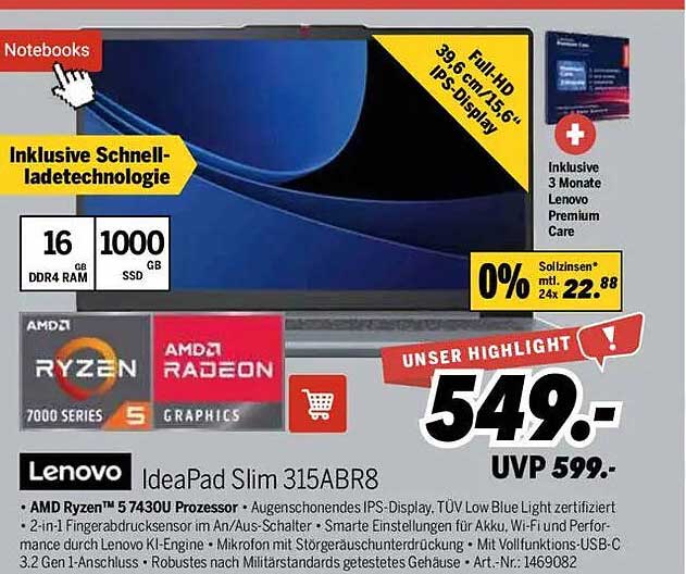 Lenovo IdeaPad Slim 315ABR8