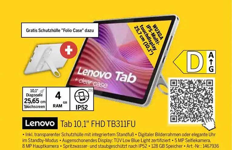 Lenovo Tab 10,1" FHD TB311FU