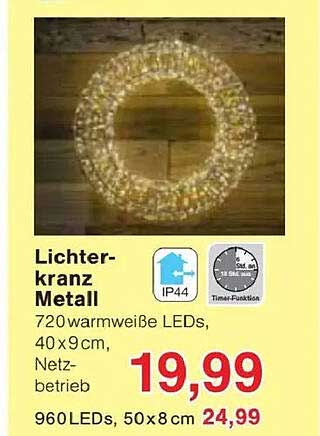Lichterkranz Metall