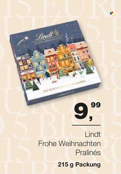 Lindt Frohe Weihnachten Pralinés 215 g
