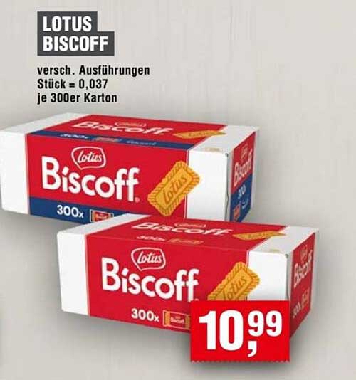 LOTUS Biscoff - 300er Karton