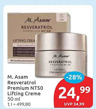 M. Asam Resveratrol Premium NT50 Lifting Creme 50 ml