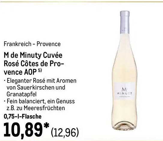 M de Minuty Cuvée Rosé Côtes de Provence AOP