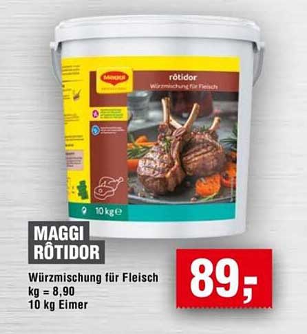 MAGGI RÖTIDOR Würzmischung für Fleisch 10 kg