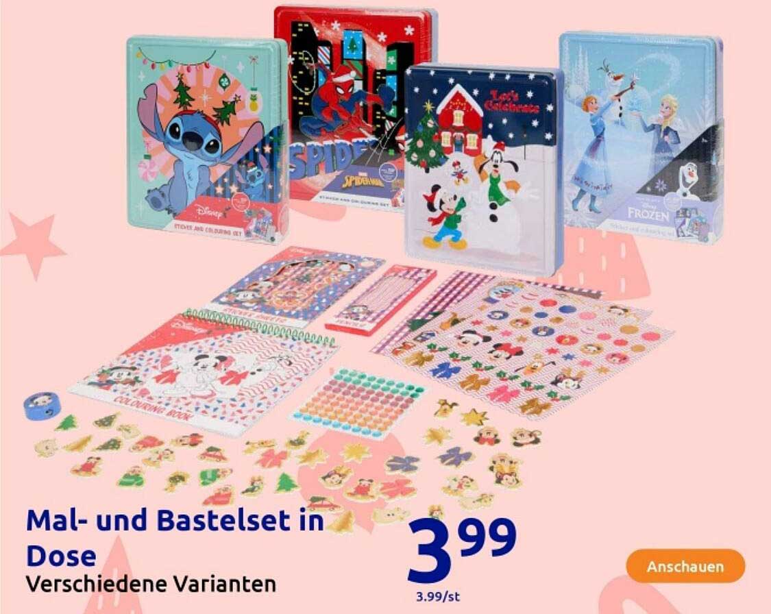 Mal- und Bastelset in Dose – Verschiedene Varianten