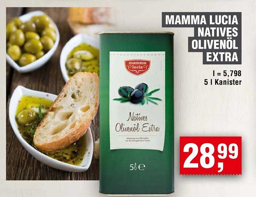 MAMMA LUCIA Natives Olivenöl Extra 5 l Kanister