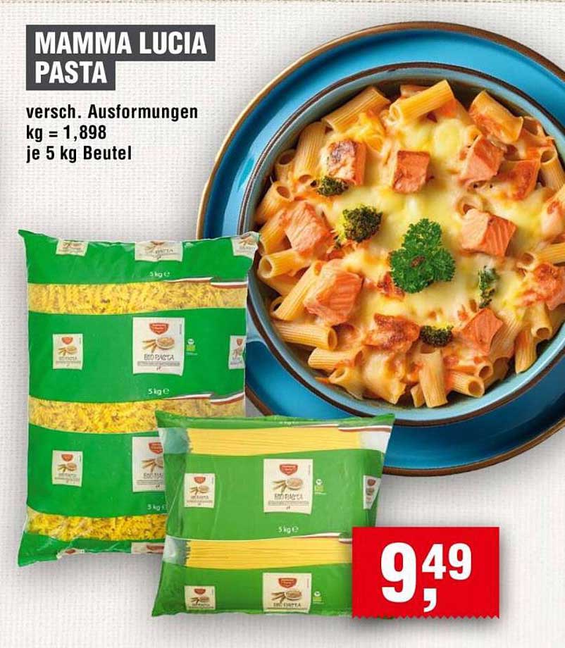 Mamma Lucia Pasta – Verschiedene Ausformungen