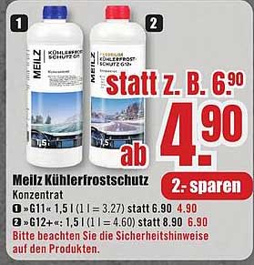 Meilz Kühlerfrostschutz Konzentration, ab 4,90