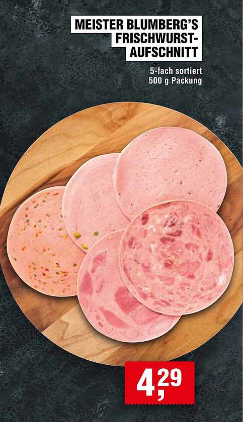 Meister Blumberg's Frischwurst-Aufschnitt - 500 g