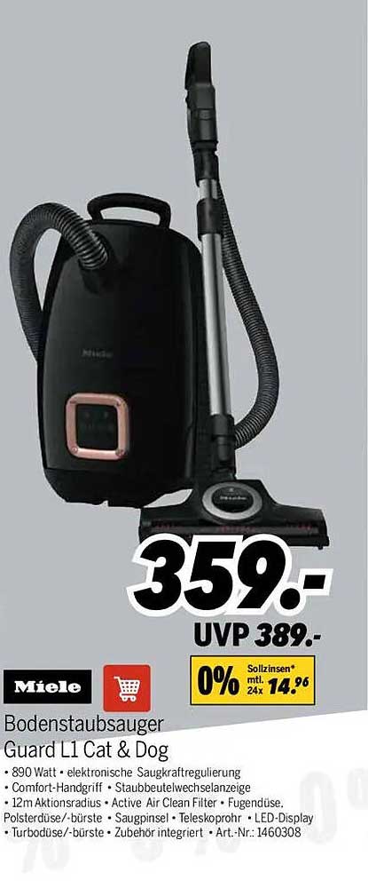 Miele Bodenstaubsauger Guard L1 Cat & Dog