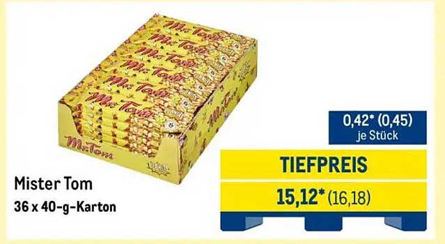 Mister Tom 36 x 40-g-Karton