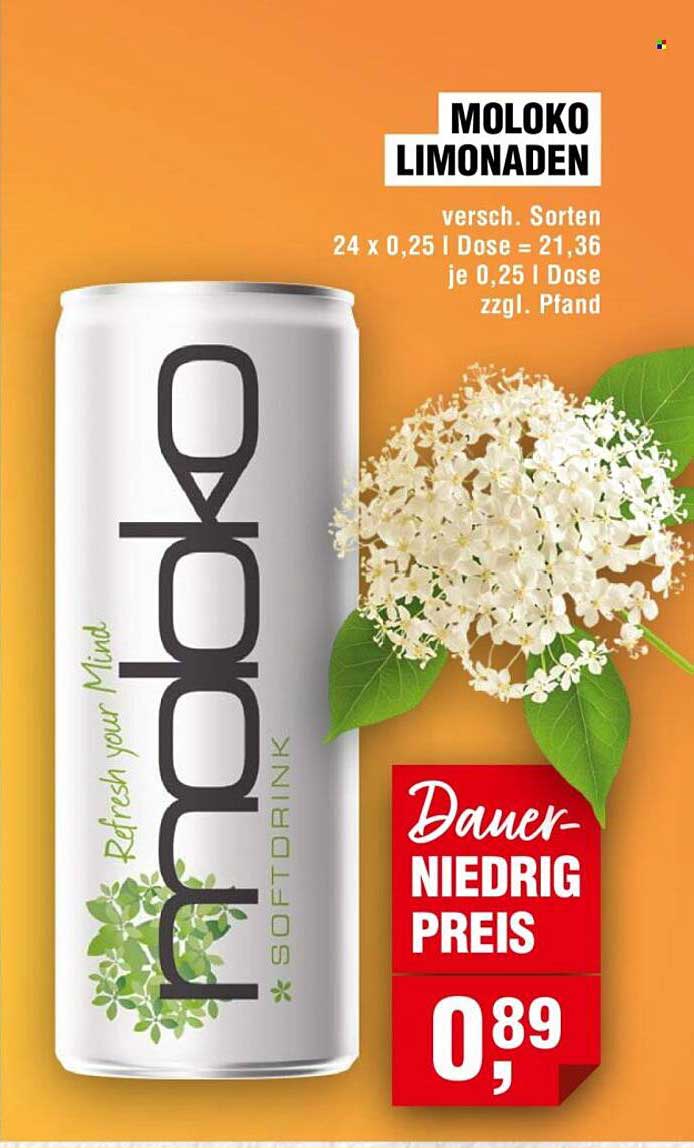 MOLOKO Limonade - Dauer-Niedrigpreis!