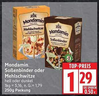 Mondamin Soßenbinder oder Mehlschwitze 250g