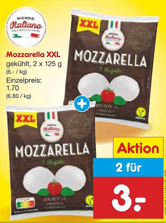 Mozzarella XXL, 2 x 125 g