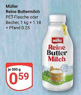 Müller Reine Buttermilch 500 g