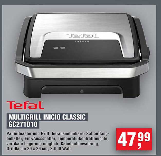 MULTIGRILL INICIO CLASSIC GC271D10