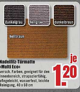 Nadelfilz-Türmatte »Multi Eco«