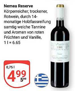 Nemea Reserve Rotwein, 0,75 l