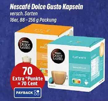 Nescafé Dolce Gusto Kapseln - verschiedene Sorten 16er, 88 - 256 g Packung