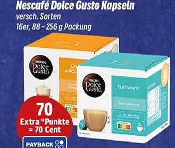 Nescafé Dolce Gusto Kapseln - verschiedene Sorten